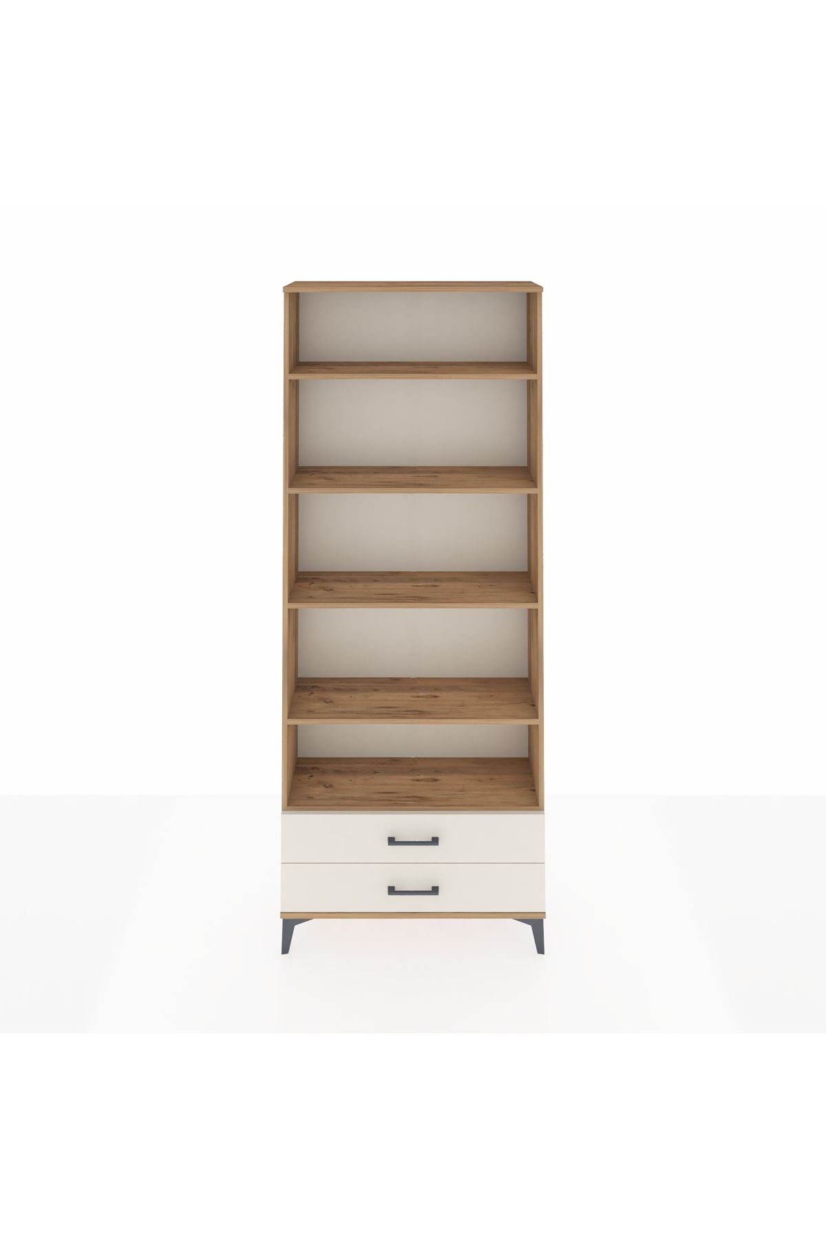 Arges Dolap 5 Raflı 2 Çekmeceli 88x30x221 - S30M008V7A