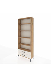 Arges Dolap 5 Raflı 2 Çekmeceli 88x30x221 - S30M008V7A