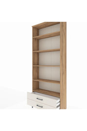 Arges Dolap 5 Raflı 2 Çekmeceli 88x30x221 - S30M008V7A