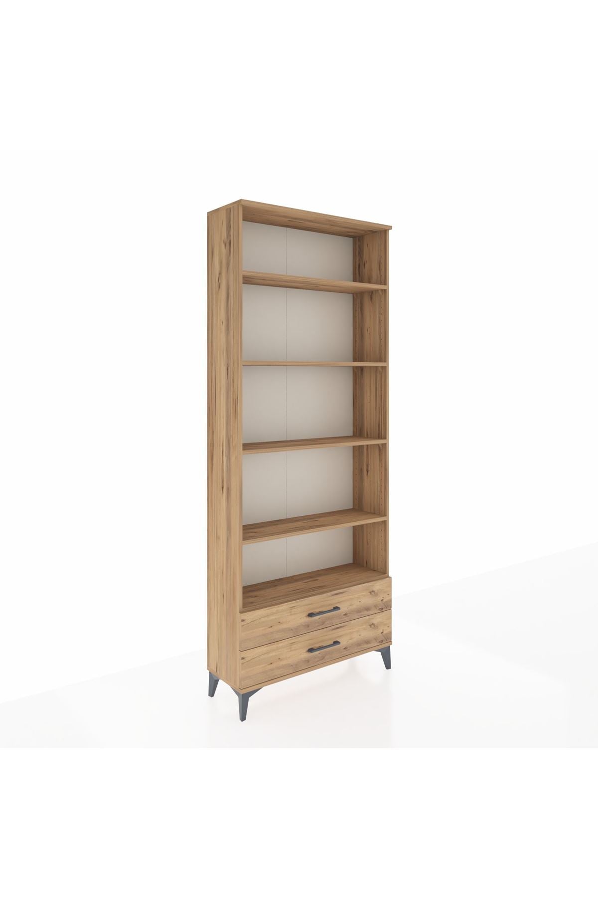 Arges Dolap 5 Raflı 2 Çekmeceli 88x30x221 - S30M008V9A