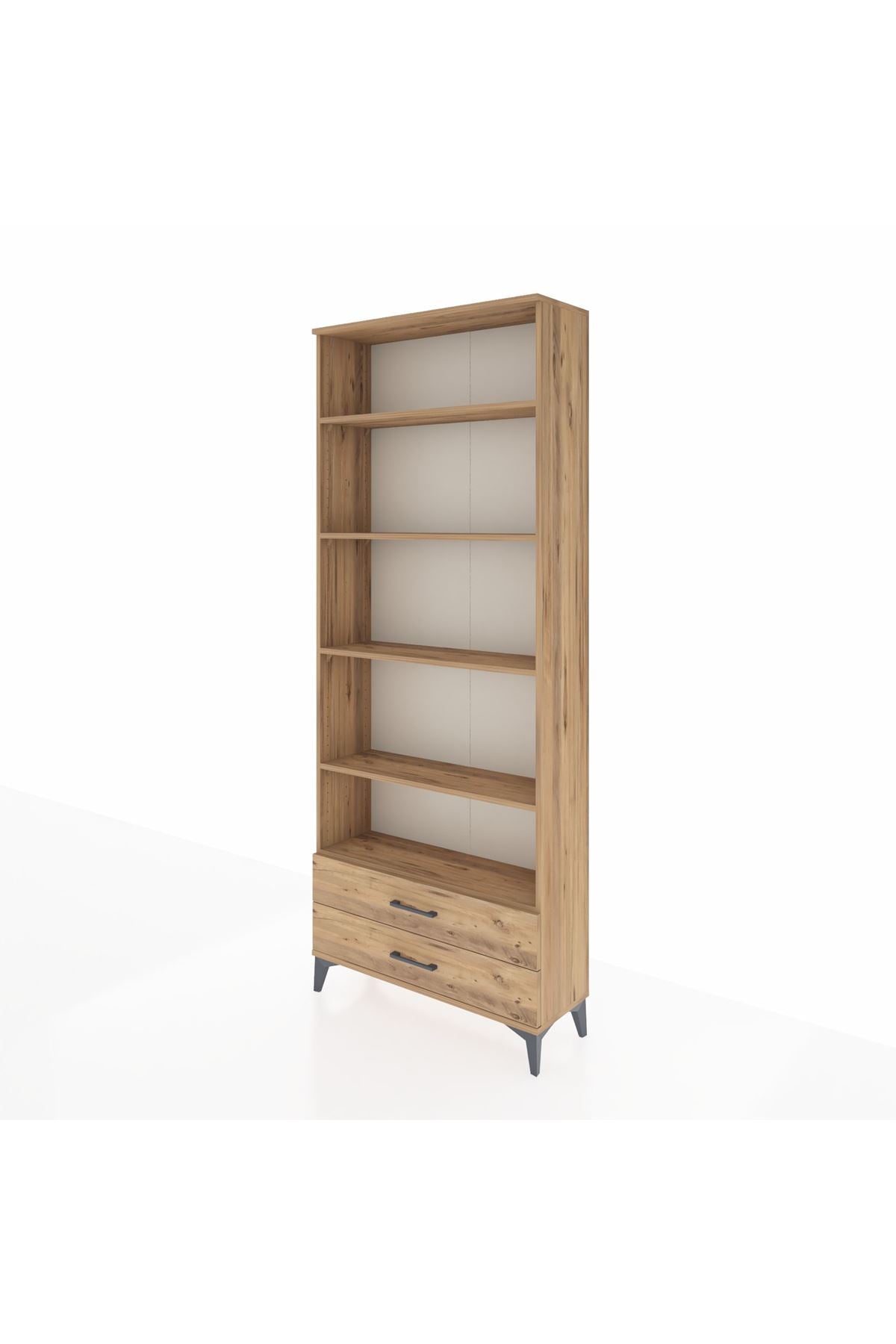 Arges Dolap 5 Raflı 2 Çekmeceli 88x30x221 - S30M008V9A