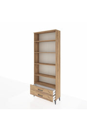 Arges Dolap 5 Raflı 2 Çekmeceli 88x30x221 - S30M008V9A