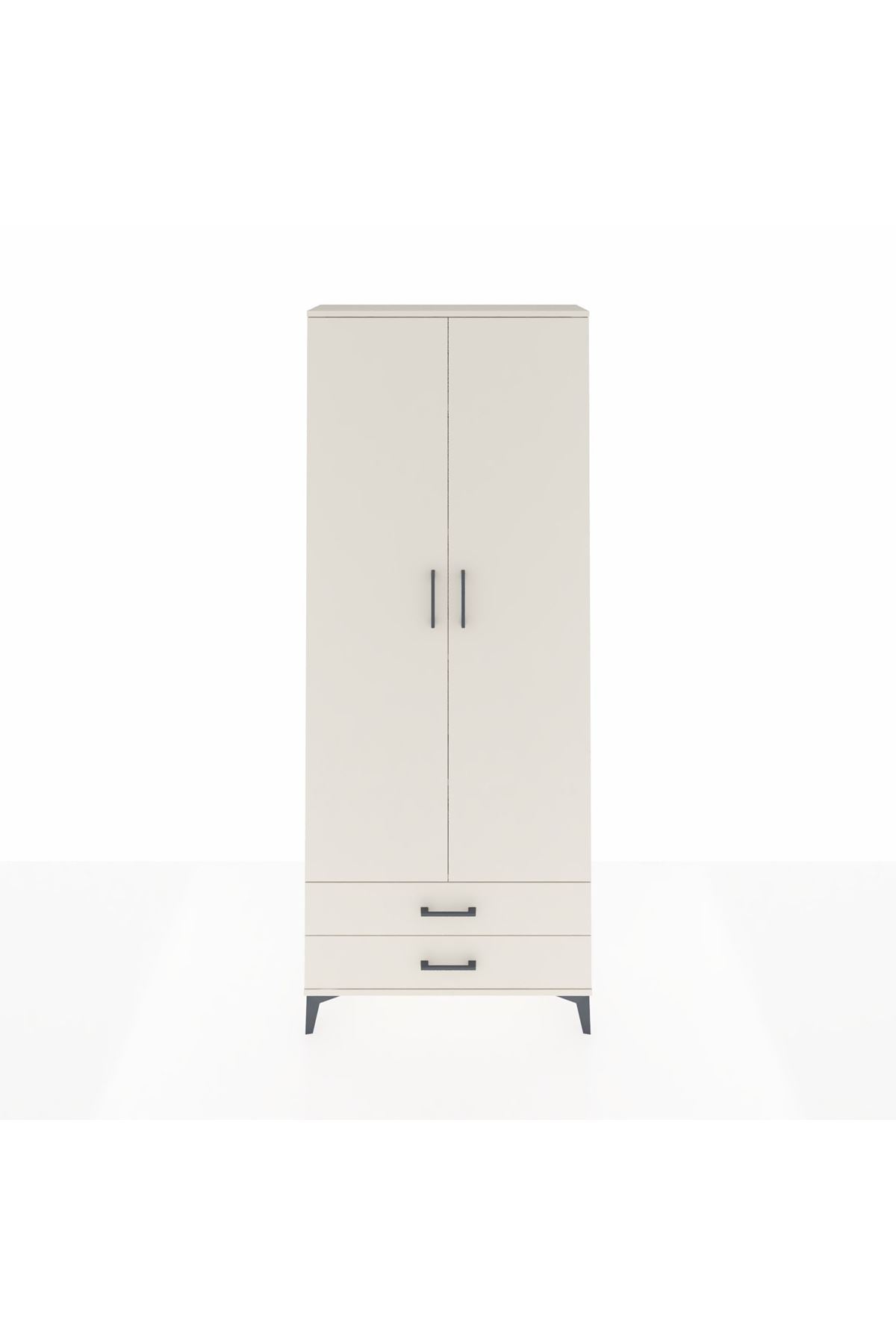 Arges Dolap 5 Raflı 2 Çekmeceli 2 Kapaklı 88x30x221 - S30M009V1A