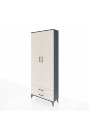 Arges Dolap 5 Raflı 2 Çekmeceli 2 Kapaklı 88x30x221 - S30M009V4A