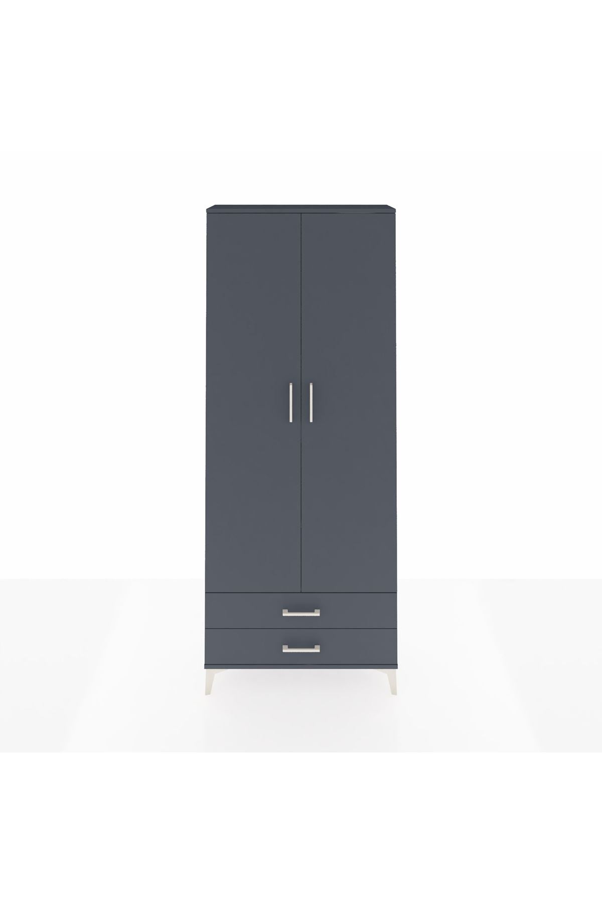 Arges Dolap 5 Raflı 2 Çekmeceli 2 Kapaklı 88x30x221 - S30M009V5A