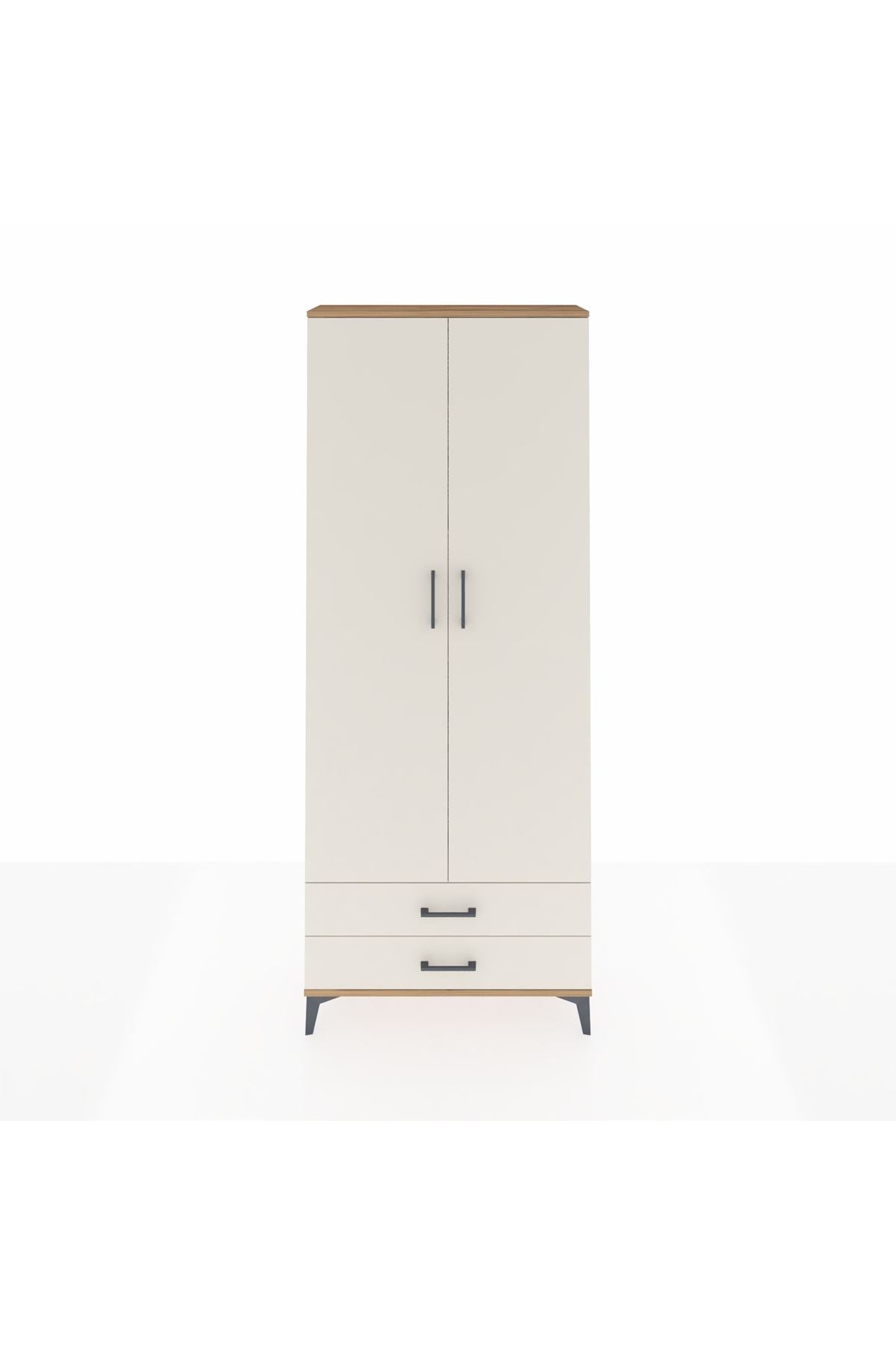 Arges Dolap 5 Raflı 2 Çekmeceli 2 Kapaklı 88x30x221 - S30M009V7A