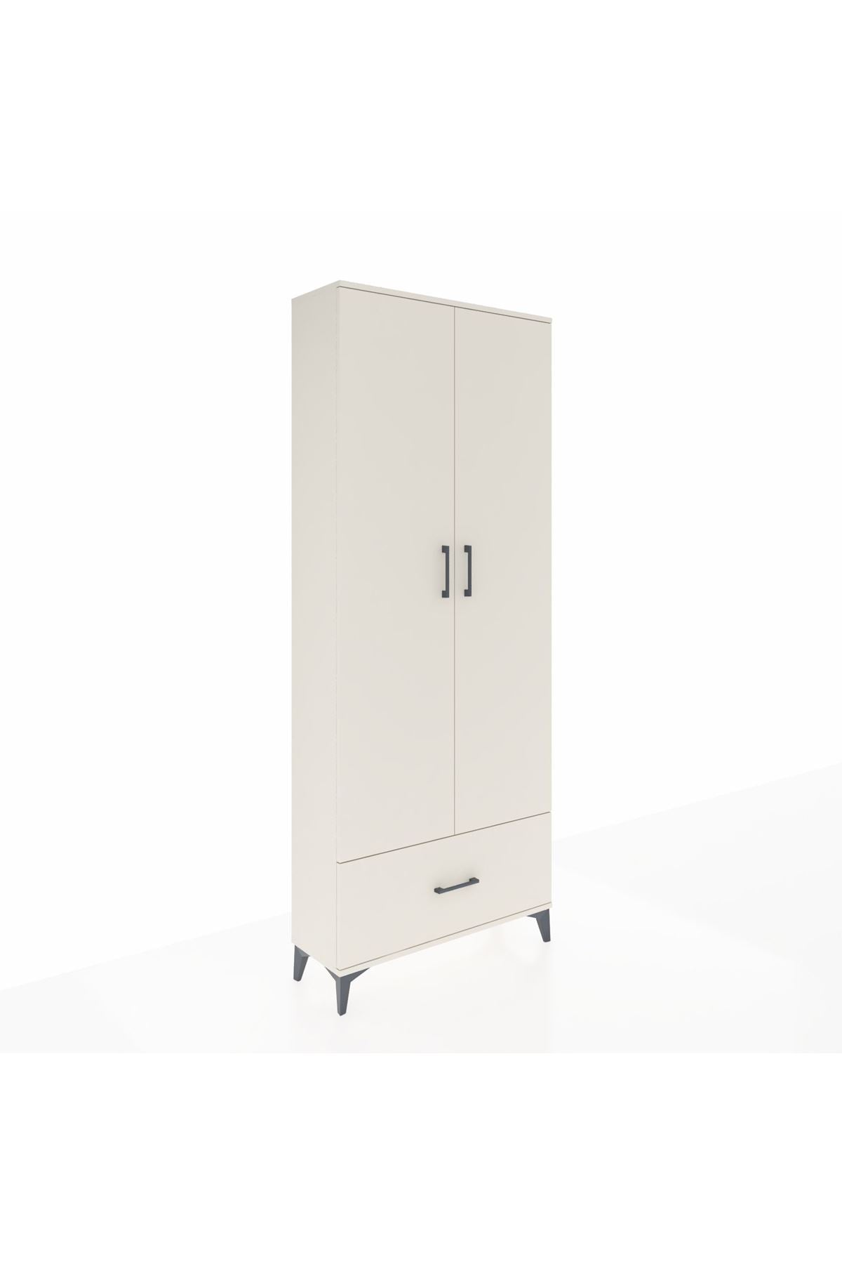 Arges Dolap 2 Raflı Tek Çekmeceli Tek Askılı 88x30x221 - S30M010V1A