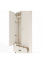 Arges Dolap 2 Raflı Tek Çekmeceli Tek Askılı 88x30x221 - S30M010V1A