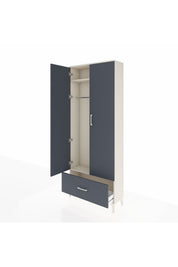 Arges Dolap 2 Raflı Tek Çekmeceli Tek Askılı 88x30x221 - S30M010V2A