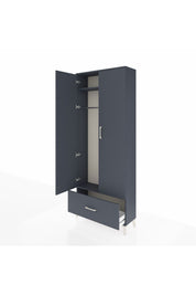 Arges Dolap 2 Raflı Tek Çekmeceli Tek Askılı 88x30x221 - S30M010V5A