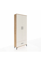Arges Dolap 2 Raflı Tek Çekmeceli Tek Askılı 88x30x221 - S30M010V7A