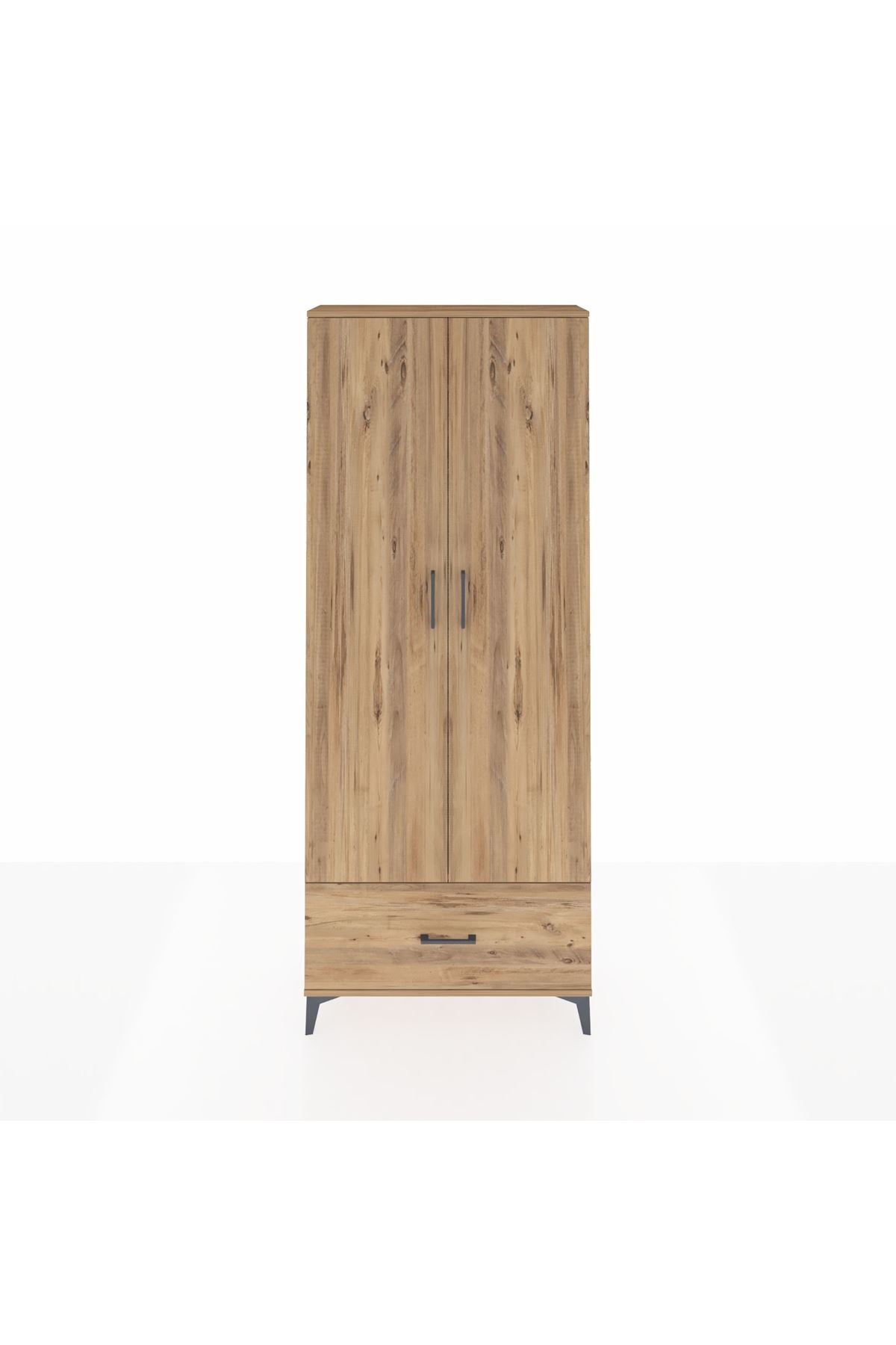 Arges Dolap 2 Raflı Tek Çekmeceli Tek Askılı 88x30x221 - S30M010V9A