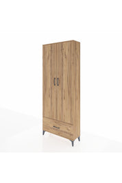 Arges Dolap 2 Raflı Tek Çekmeceli Tek Askılı 88x30x221 - S30M010V9A