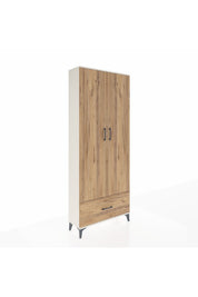 Arges Dolap 5 Raflı Tek Çekmeceli 2 Kapaklı 88x30x221 - S30M011V3A