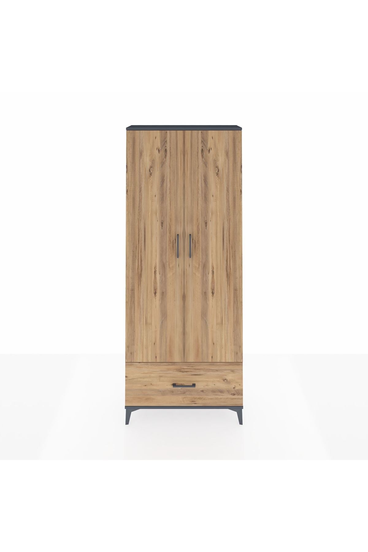 Arges Dolap 5 Raflı Tek Çekmeceli 2 Kapaklı 88x30x221 - S30M011V6A