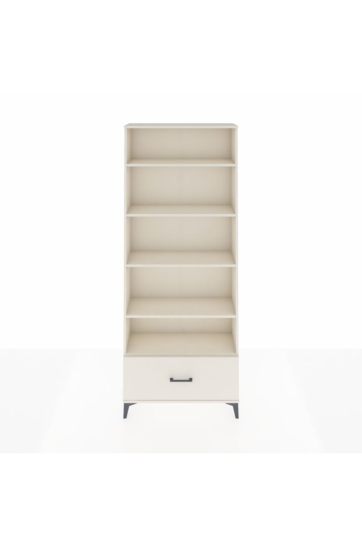 Arges Dolap 5 Raflı Tek Çekmeceli 88x30x221 - S30M012V1A
