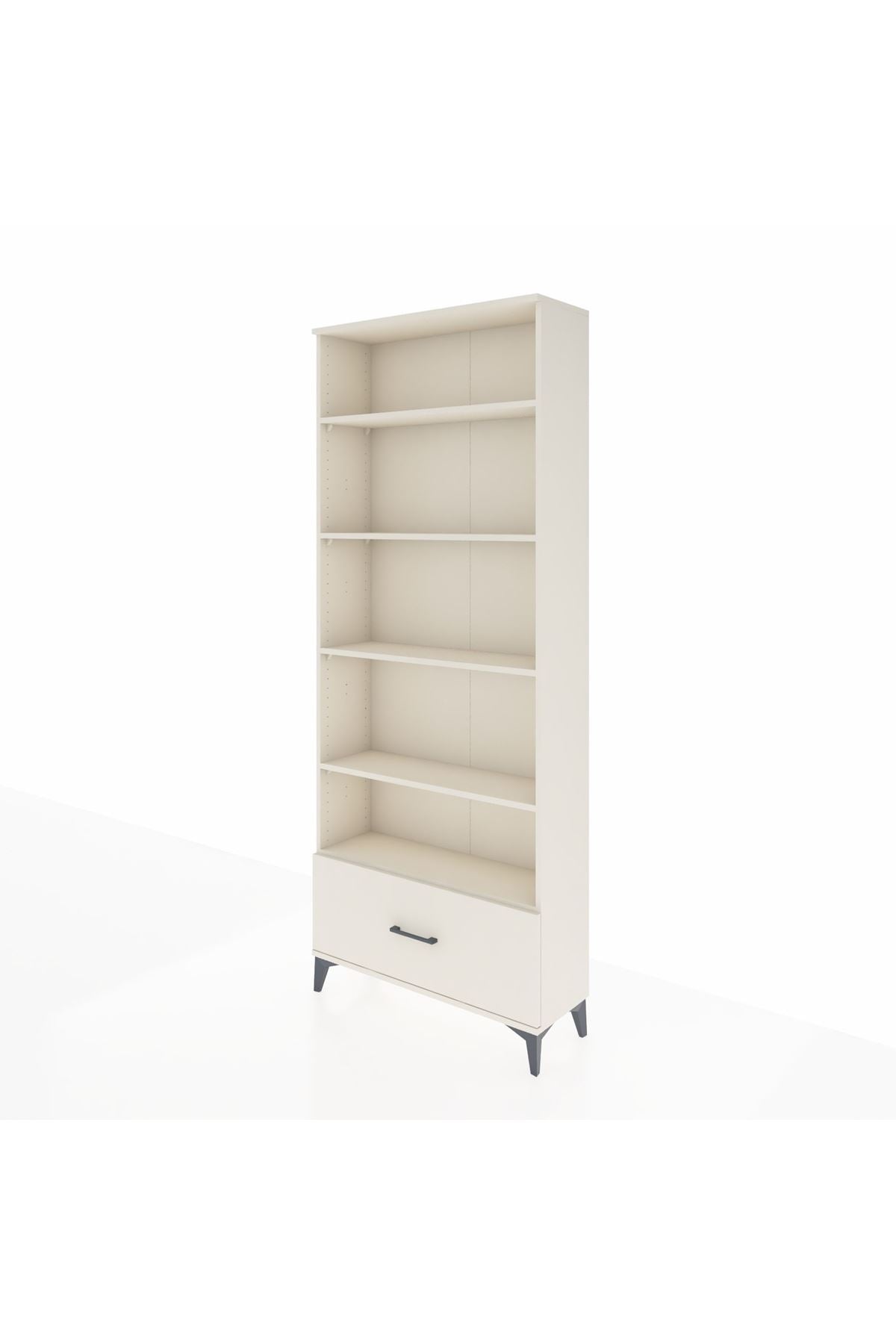 Arges Dolap 5 Raflı Tek Çekmeceli 88x30x221 - S30M012V1A