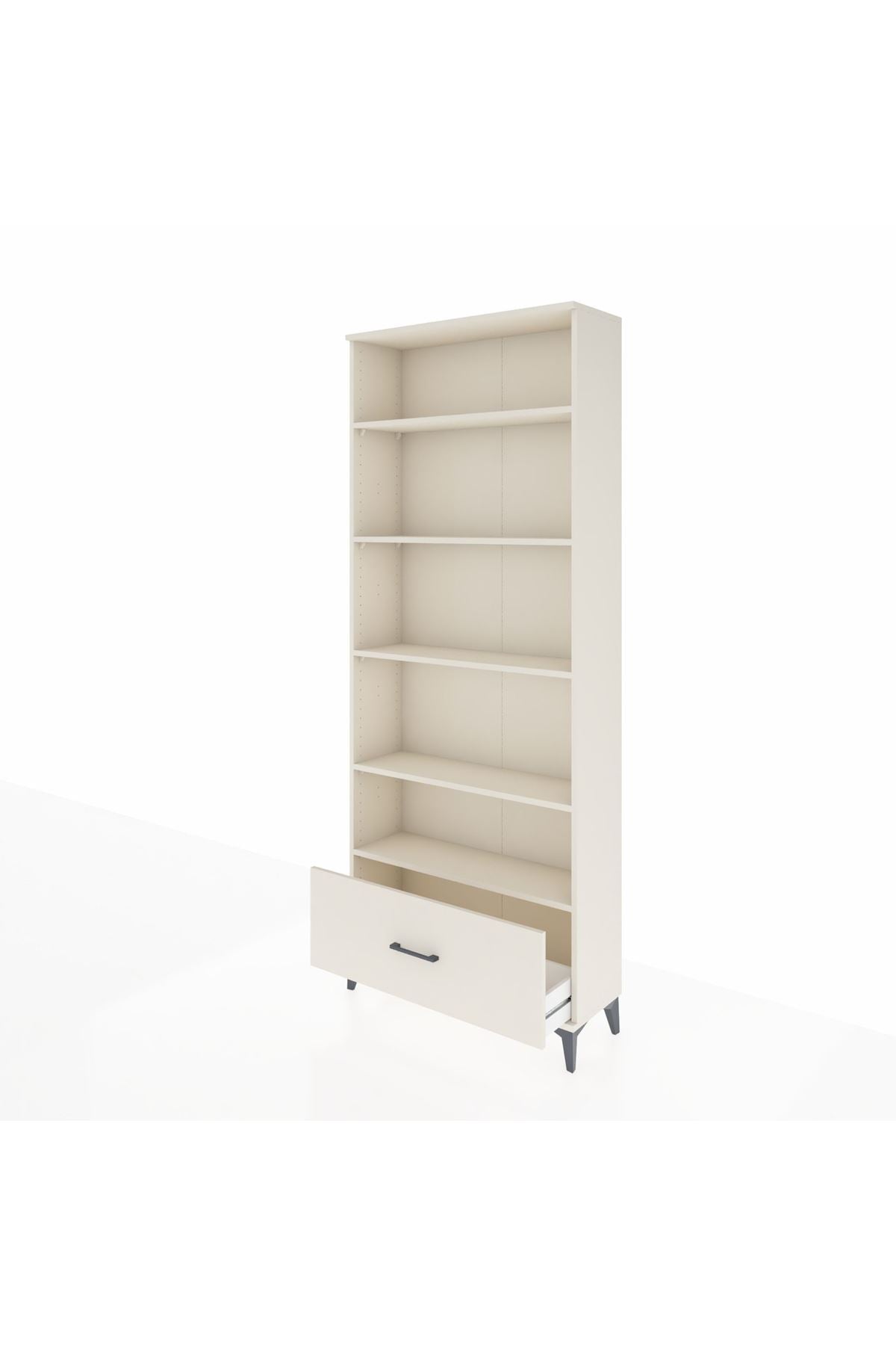 Arges Dolap 5 Raflı Tek Çekmeceli 88x30x221 - S30M012V1A