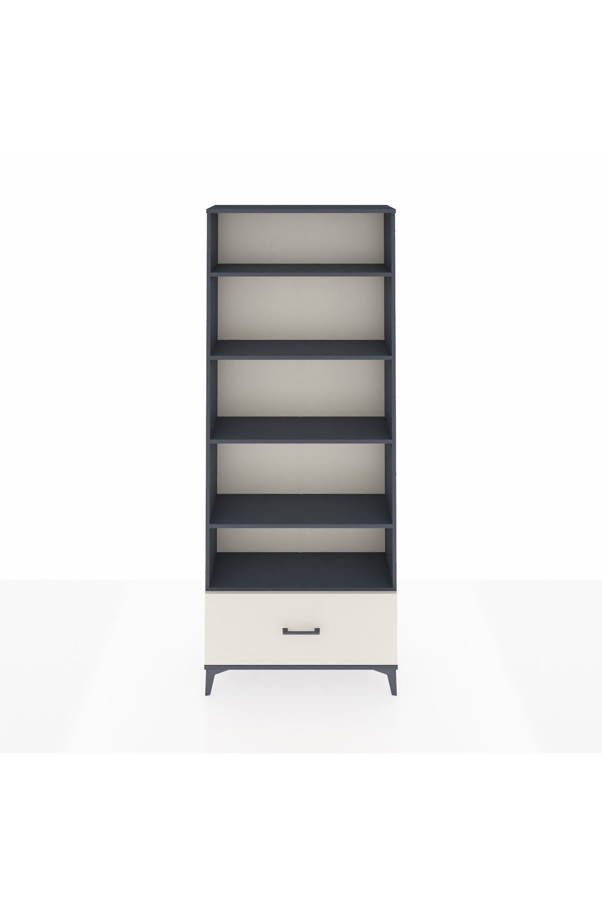 Arges Dolap 5 Raflı Tek Çekmeceli 88x30x221 - S30M012V4A