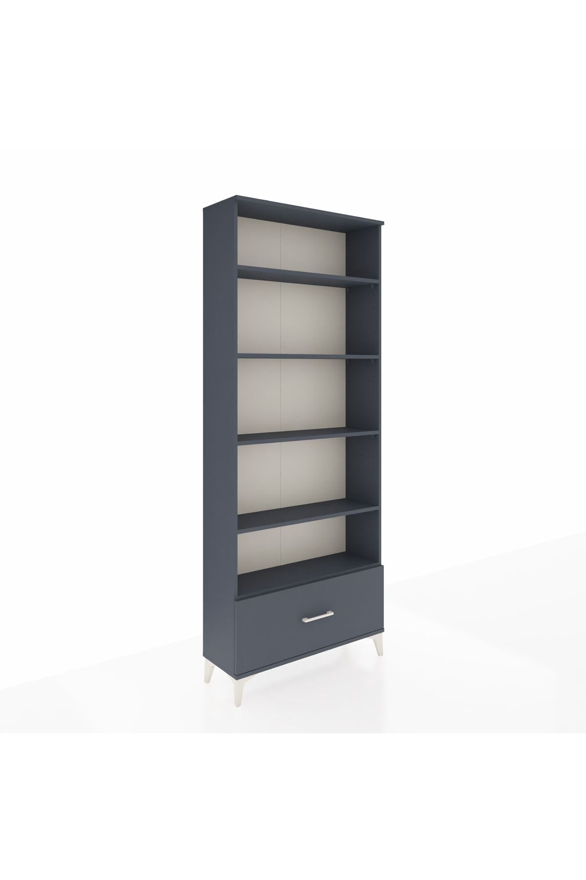 Arges Dolap 5 Raflı Tek Çekmeceli 88x30x221 - S30M012V5A