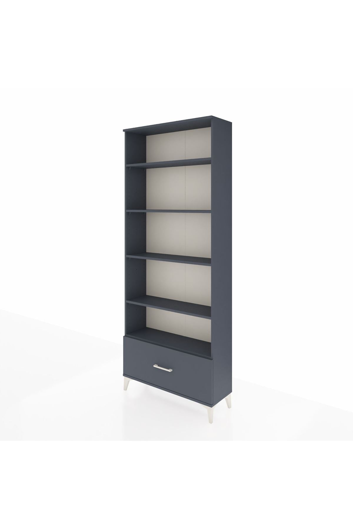 Arges Dolap 5 Raflı Tek Çekmeceli 88x30x221 - S30M012V5A