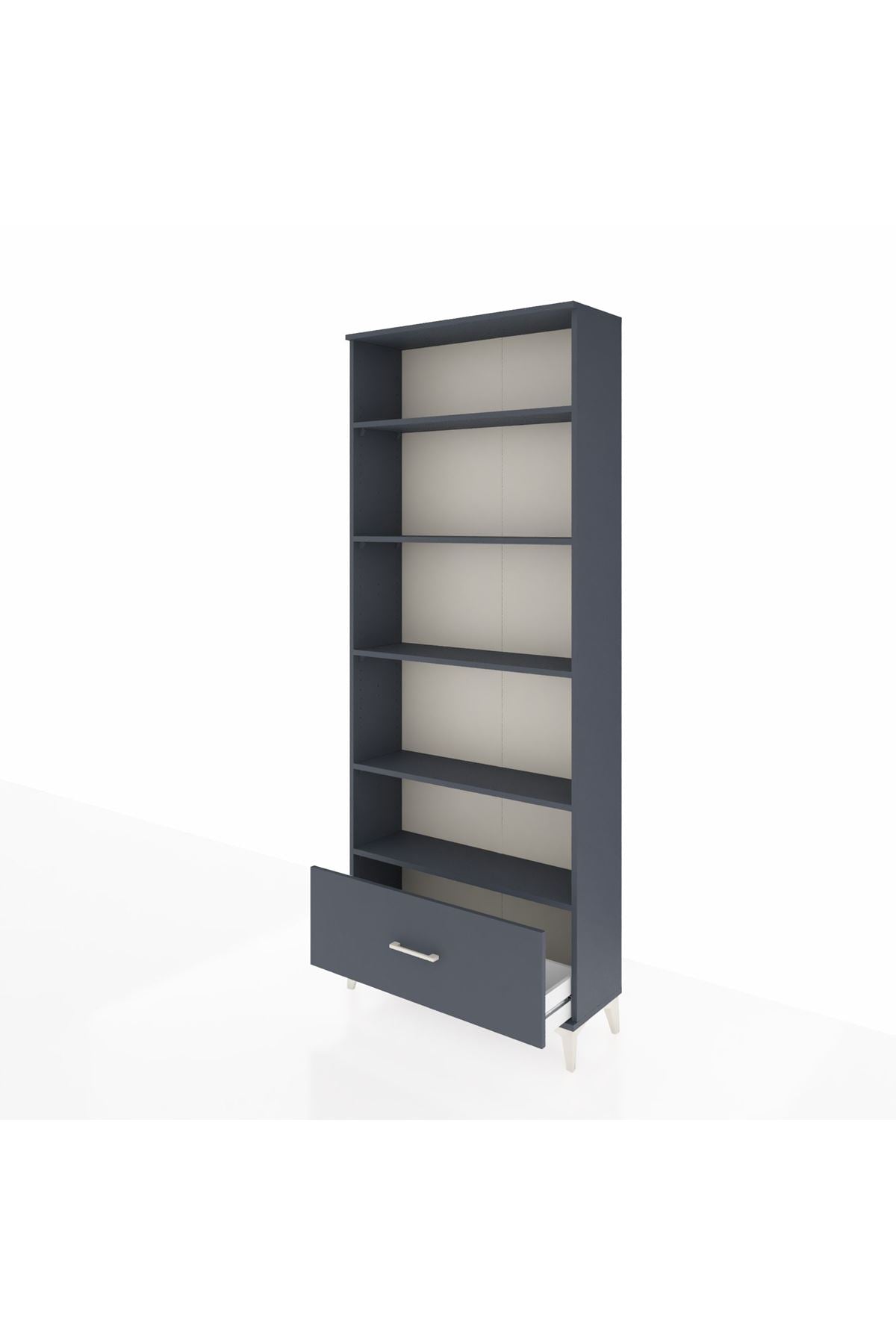Arges Dolap 5 Raflı Tek Çekmeceli 88x30x221 - S30M012V5A