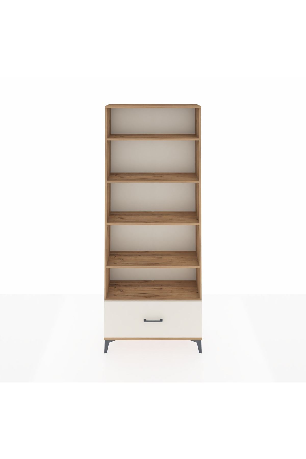Arges Dolap 5 Raflı Tek Çekmeceli 88x30x221 - S30M012V7A