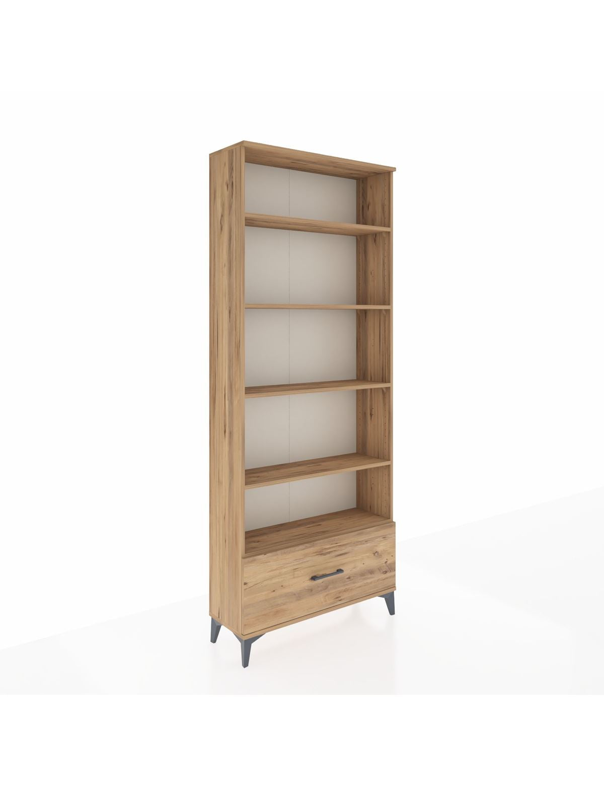 Arges Dolap 5 Raflı Tek Çekmeceli 88x30x221 - S30M012V9A