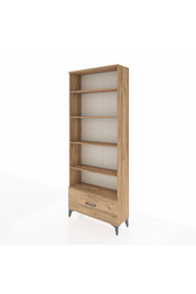 Arges Dolap 5 Raflı Tek Çekmeceli 88x30x221 - S30M012V9A