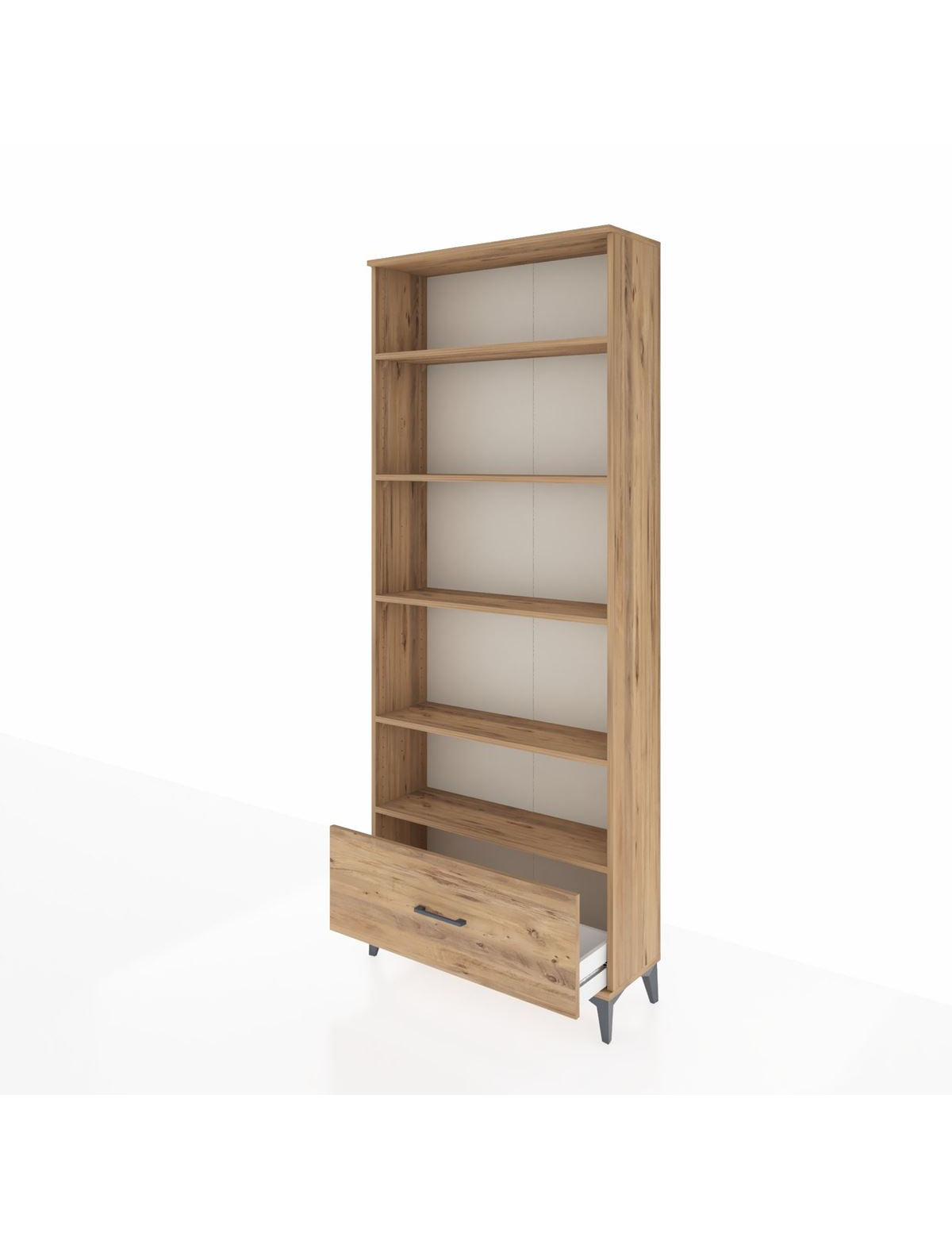 Arges Dolap 5 Raflı Tek Çekmeceli 88x30x221 - S30M012V9A