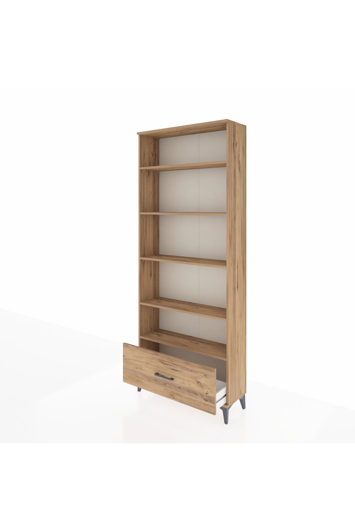 Arges Dolap 5 Raflı Tek Çekmeceli 88x30x221 - S30M012V9A
