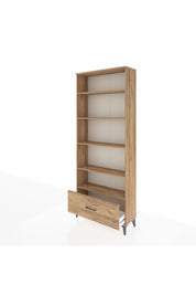 Arges Dolap 5 Raflı Tek Çekmeceli 88x30x221 - S30M012V9A