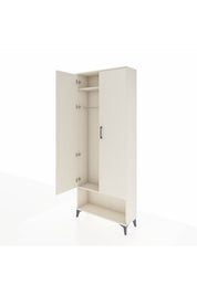 Arges Dolap 2 Raflı 2 Kapaklı Tek Askılı 88x30x221 - S30M013V1A