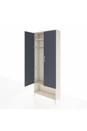 Arges Dolap 2 Raflı 2 Kapaklı Tek Askılı 88x30x221 - S30M013V2A