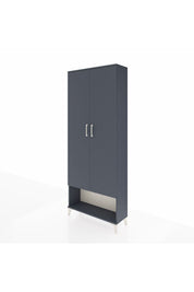 Arges Dolap 2 Raflı 2 Kapaklı Tek Askılı 88x30x221 - S30M013V5A