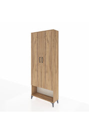 Arges Dolap 2 Raflı 2 Kapaklı Tek Askılı 88x30x221 - S30M013V9A