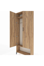 Arges Dolap 2 Raflı 2 Kapaklı Tek Askılı 88x30x221 - S30M013V9A