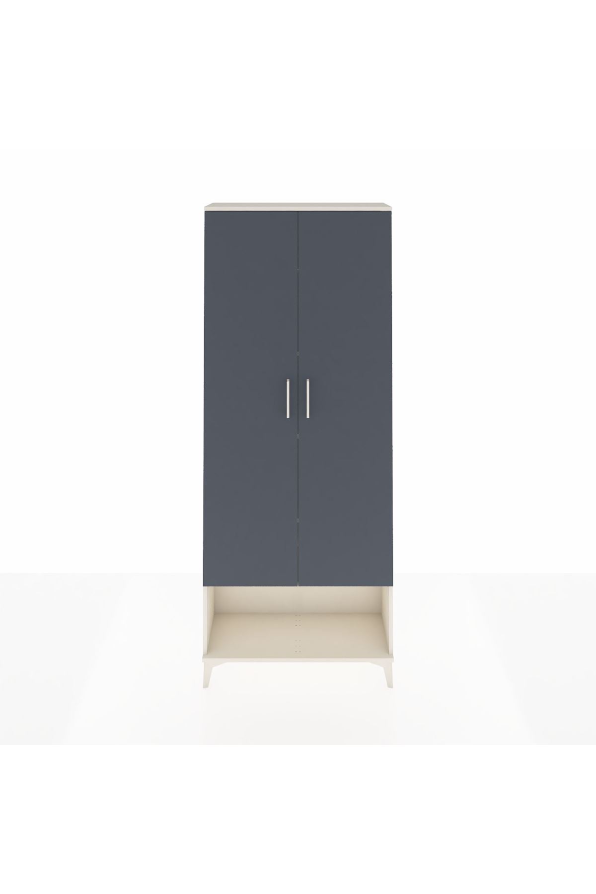 Arges Dolap 5 Raflı 2 Kapaklı 88x30x221 - S30M014V2A