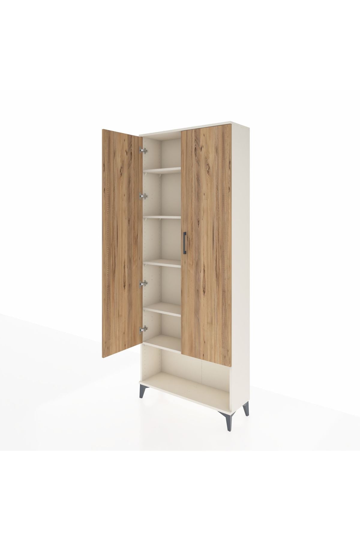Arges Dolap 5 Raflı 2 Kapaklı 88x30x221 - S30M014V3A