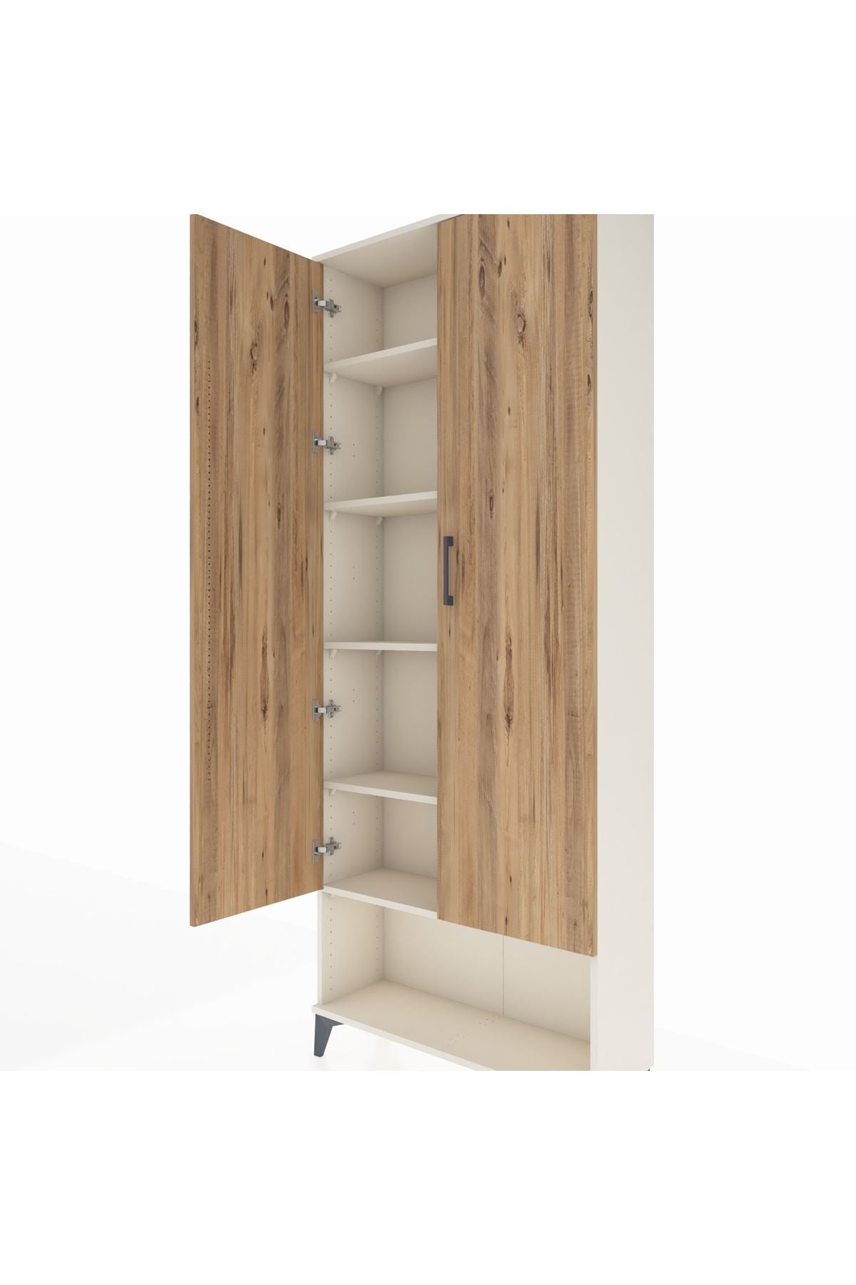 Arges Dolap 5 Raflı 2 Kapaklı 88x30x221 - S30M014V3A