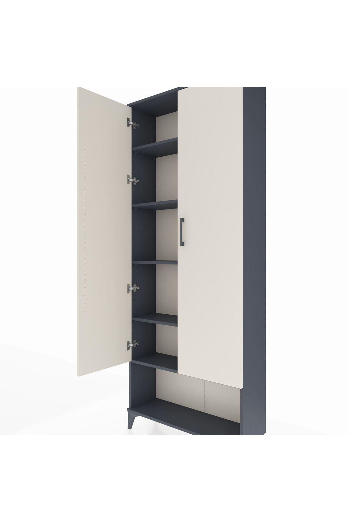 Arges Dolap 5 Raflı 2 Kapaklı 88x30x221 - S30M014V4A