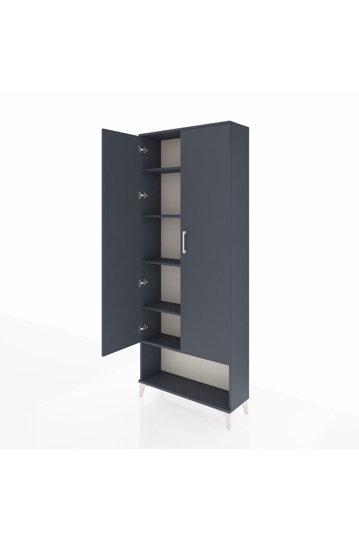 Arges Dolap 5 Raflı 2 Kapaklı 88x30x221 - S30M014V5A