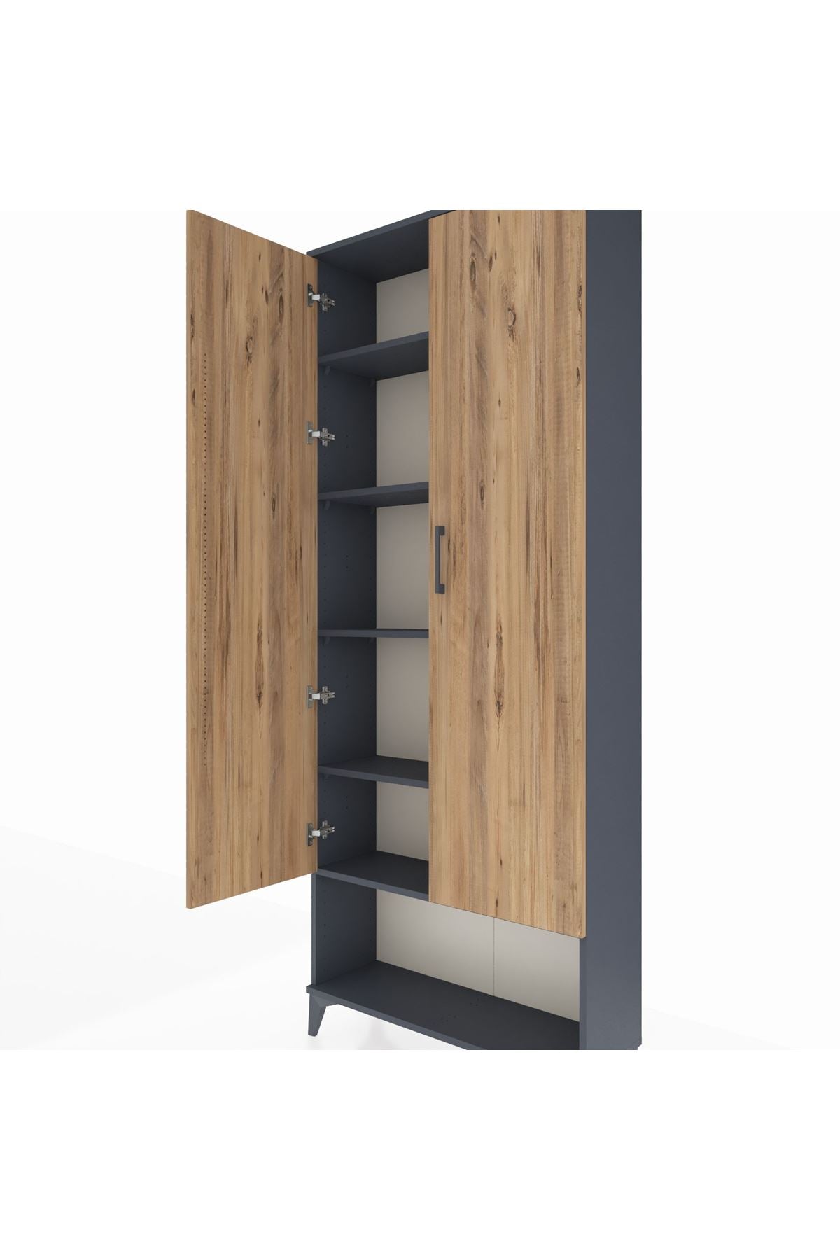 Arges Dolap 5 Raflı 2 Kapaklı 88x30x221 - S30M014V6A