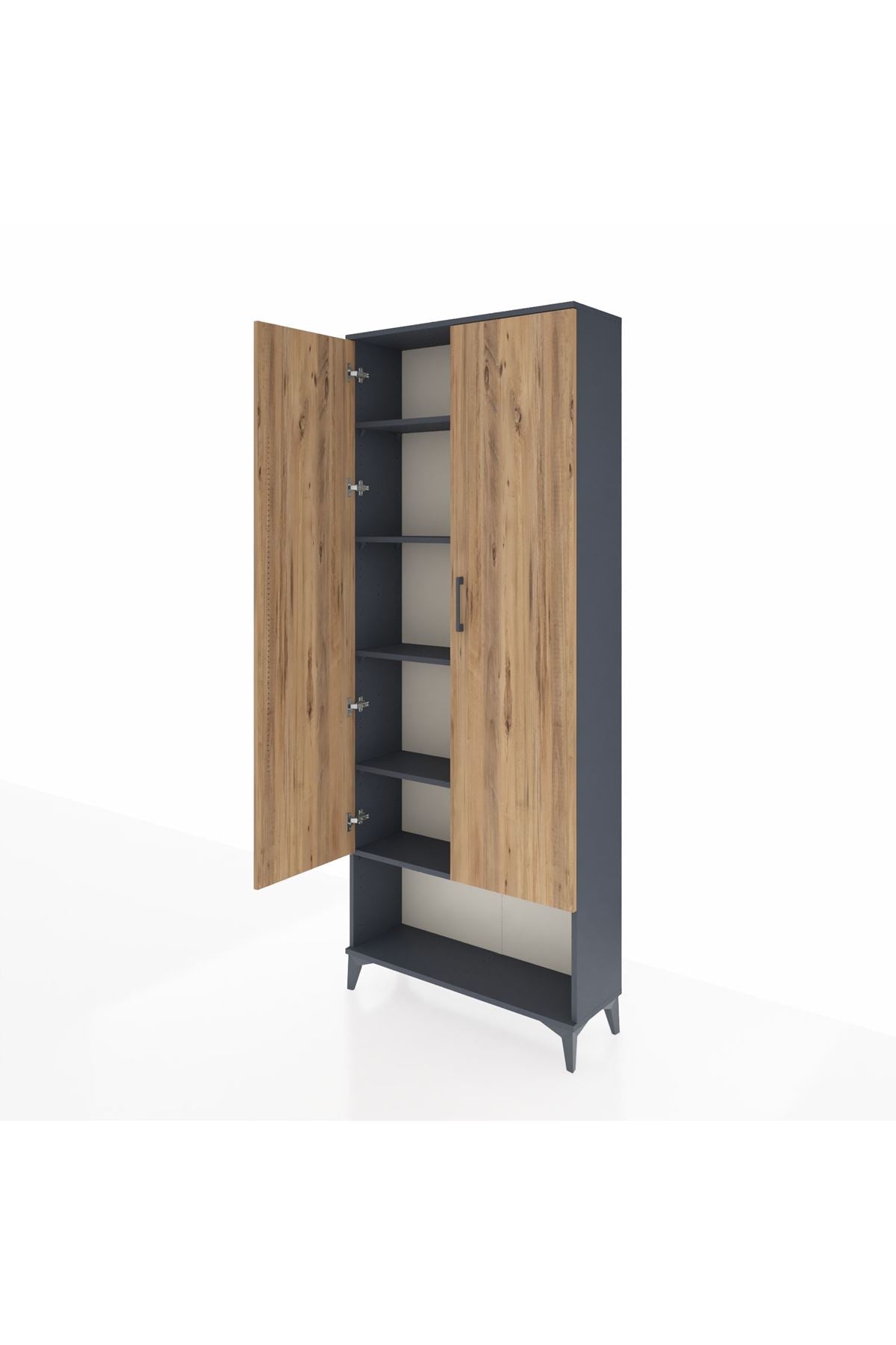 Arges Dolap 5 Raflı 2 Kapaklı 88x30x221 - S30M014V6A