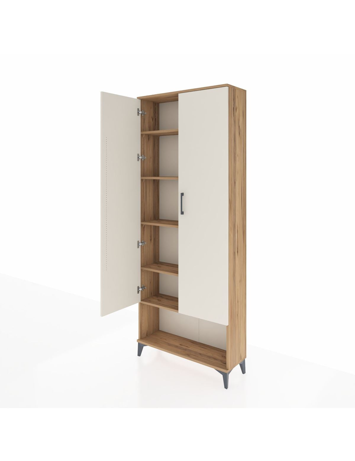 Arges Dolap 5 Raflı 2 Kapaklı 88x30x221 - S30M014V7A