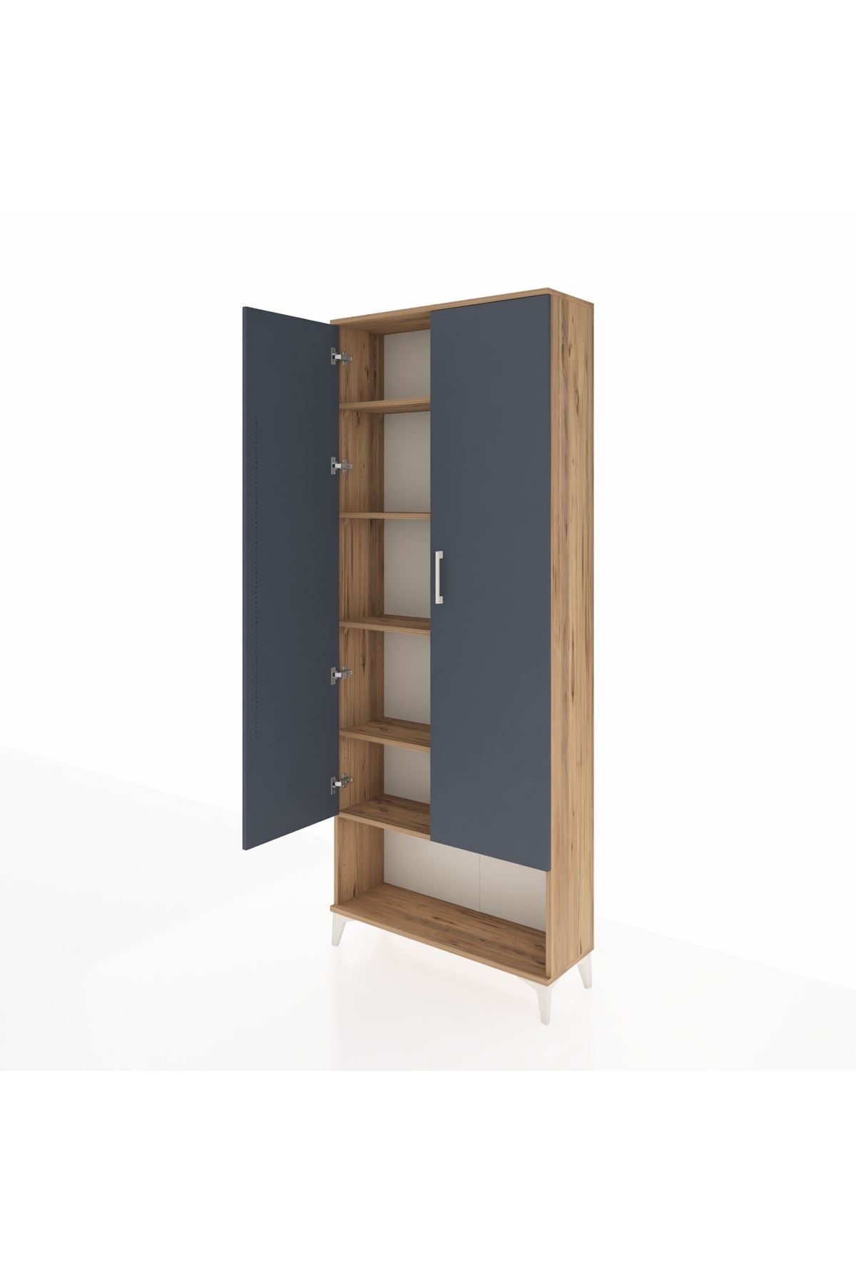 Arges Dolap 5 Raflı 2 Kapaklı 88x30x221 - S30M014V8A