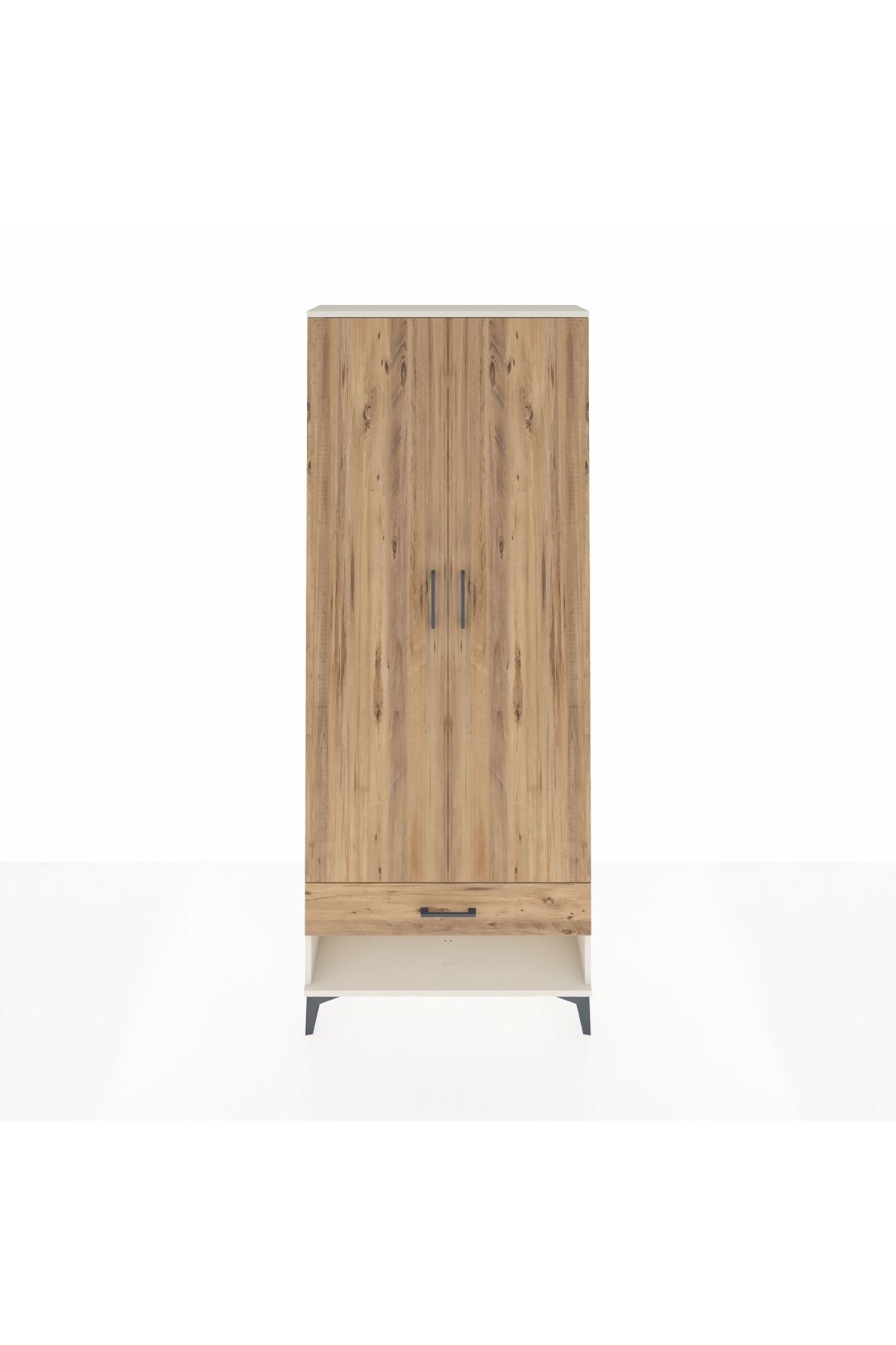 Arges Dolap 2 Raflı Tek Çekmeceli Tek Askılı 88x30x221 - S30M015V3A