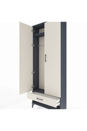 Arges Dolap 2 Raflı Tek Çekmeceli Tek Askılı 88x30x221 - S30M015V4A