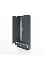 Arges Dolap 2 Raflı Tek Çekmeceli Tek Askılı 88x30x221 - S30M015V5A