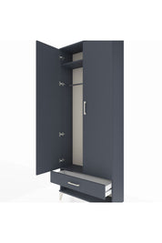 Arges Dolap 2 Raflı Tek Çekmeceli Tek Askılı 88x30x221 - S30M015V5A